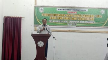 Bupati Aceh Tenggara Serukan Transparansi dan Kelayakan dalam Penerimaan Zakat, Tegaskan Uang Tidak Berkah Tak Bawa Kebaikan