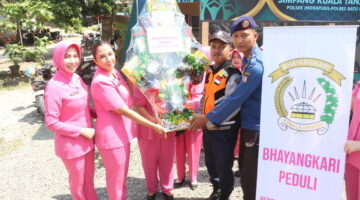 Kapolres Batu Bara Cek Kesiapan Pos Pengamanan Jelang Ops Ketupat Toba 2026, Bhayangkari Berikan Dukungan Moril