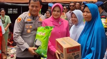 Bantuan Sosial Polres Aceh Tenggara, Bukti Kepedulian terhadap Warga yang Terdampak Banjir